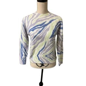 Bartolini by bendetto Alpaca/Mohair Blend Sweater in Multi, size S, NWT!